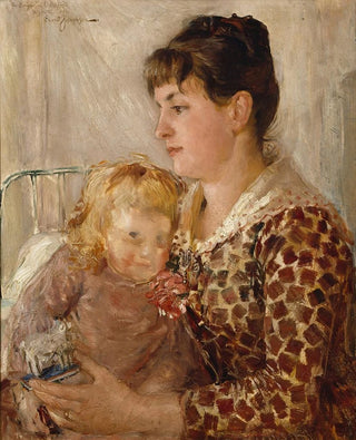 Ernst Josephson - Mother and Child The Wife and Daughter of the Artist Allan sterlind.webp