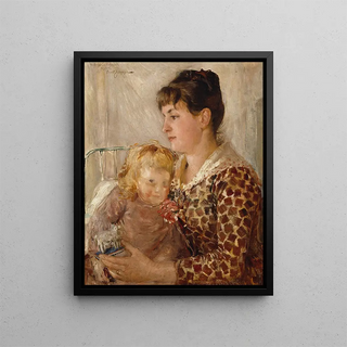 Ernst Josephson - Mother and Child The Wife and Daughter of the Artist Allan sterlind.webp
