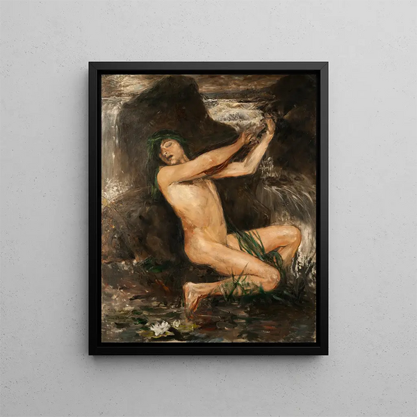 L'Esprit de l'Eau - Ernst Josephson — inramlat konstverk på väggen