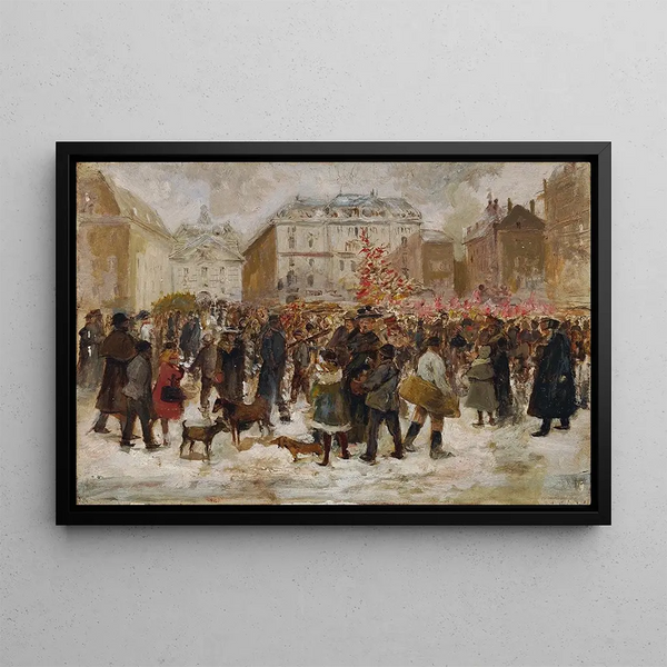 Ernst Juch - Weihnachtsmarkt am Hof in Wien.webp
