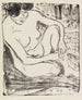 Studie av handling - Ernst Ludwig Kirchner — vy av konstverket