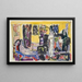 Modern bohemisk målning - Ernst Ludwig Kirchner — inramlat konstverk på väggen
