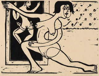 Ernst Ludwig Kirchner - Dancer Practicing.webp