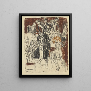 Ernst Ludwig Kirchner - Das Mahl im Sanatorium.webp