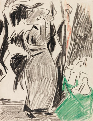 Ernst Ludwig Kirchner - Frau vor dem Spiegel.webp