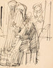 Harpist - Ernst Ludwig Kirchner — vy av konstverket