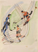 Spelare i hockey - Ernst Ludwig Kirchner — vy av konstverket