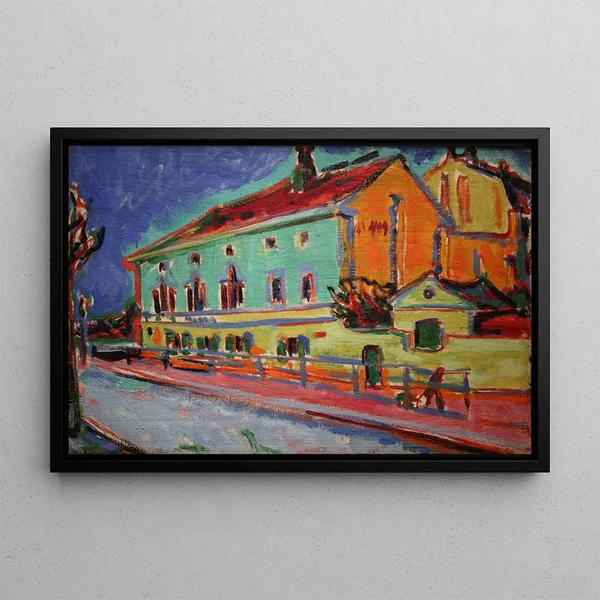 Ernst Ludwig Kirchner - Houses in Dresden.webp