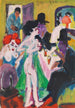 Vid bordellen - Ernst Ludwig Kirchner — vy av konstverket