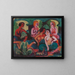 I prinsessornas palats - Ernst Ludwig Kirchner — inramlat konstverk på väggen