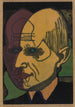 Tête du Dr Bauer Farbstock II - Ernst Ludwig Kirchner — vy av konstverket