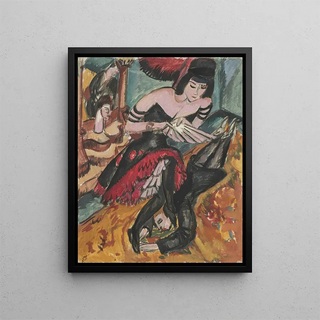 Ernst Ludwig Kirchner - Pantomime Reimann Die Rache der Tnzerin.webp