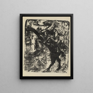 Ernst Ludwig Kirchner - Steigendes Pferd mit Reiter.webp