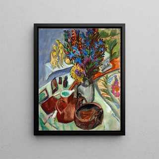 Ernst Ludwig Kirchner - Still Life with Jug and African Bowl.webp