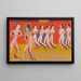 dansskola Wigman - Ernst Ludwig Kirchner — inramlat konstverk på väggen