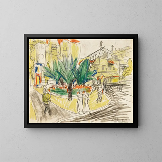 Ernst Ludwig Kirchner - The Bosquet In Albertplatz In Dresden.webp