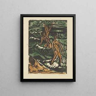 Ernst Ludwig Kirchner - Three Bathers in the Waves.webp