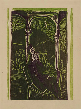 Ernst Ludwig Kirchner - Trumender Mann Botho Graef auf seinem Balkon sitzend Jena.webp