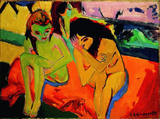 Ernst Ludwig Kirchner - Two Girls.webp