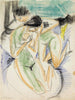 Deux nus - Ernst Ludwig Kirchner — vy av konstverket