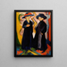 Två kvinnor - Ernst Ludwig Kirchner — inramlat konstverk på väggen
