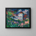 Notre maison - Ernst Ludwig Kirchner — inramlat konstverk på väggen