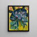 Tulipes cachées - Ernst Ludwig Kirchner — inramlat konstverk på väggen