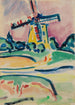 vindmølle En vindmølle på Fehmarn - Ernst Ludwig Kirchner — vy av konstverket