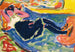 Femme aux bas noirs La Grande Grete - Ernst Ludwig Kirchner — vy av konstverket