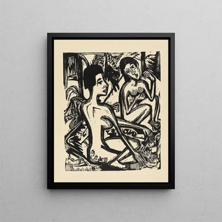 Ernst Ludwig Kirchner - Zwei nackte Frauen im Walde.webp