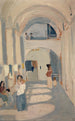 Kasbah mellan 1916 och 1918 - Ernst Schiess — vy av konstverket