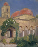 Croix de Saint-Jean des Ermites à Palerme - Ernst Schiess — vy av konstverket