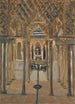 Cour des Lions de l'Alhambra - Ernst Schiess — vy av konstverket