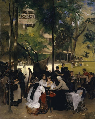 Ernst Schiess - The Chinese Tower in the English Garden in Munich.webp