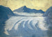 Vy över Aletsch-glaciären III - Ernst Schiess — vy av konstverket