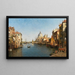 Venise, vy av Grand Canal - Ernst Stache — inramlat konstverk på väggen