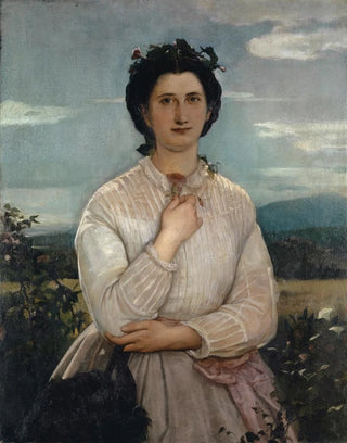 Ernst Stckelberg - Portrait of Marie Elisabeth Brstlein Future Wife of the Artist.webp