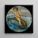 Érote som rider på en delfin - Franz von Stuck — inramlat konstverk på väggen