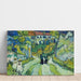 Reproduktion av målningen Trappa i Auvers - Vincent van Gogh