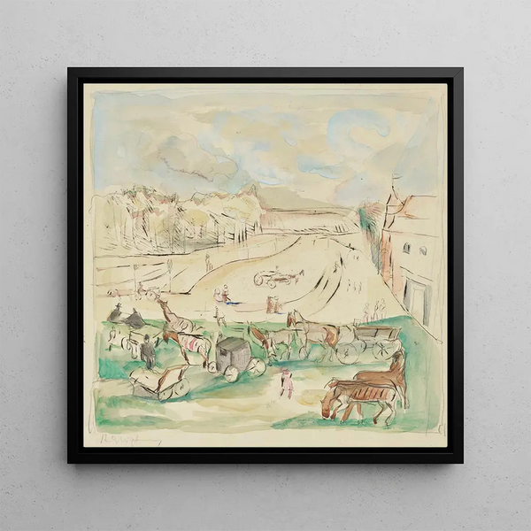Esquisse pour l'hippodrome de Grunewald - Rudolf Grossmann