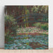 Reproduktion av målningen av Étang aux nymphéas - Claude Monet