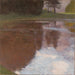 stilla damm Egelsee nära Golling, Salzburg - Gustav Klimt — visat i en interiör