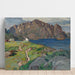Reproduktion av målningen Sommar, Store Molla. Studie av Lofoten - Anna Boberg