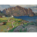Reproduktion av målningen Sommar, Store Molla. Studie av Lofoten - Anna Boberg