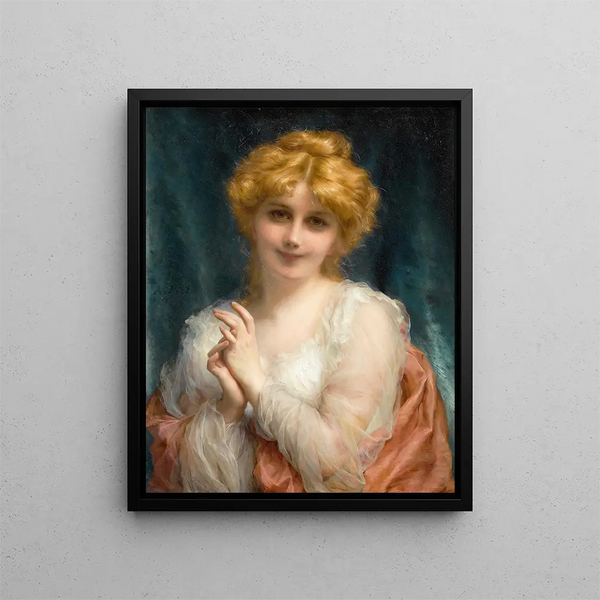 Etienne Adolphe Piot - A GoldenHaired Beauty.webp