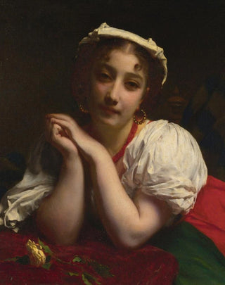 Etienne Adolphe Piot - Young Italian Woman.webp