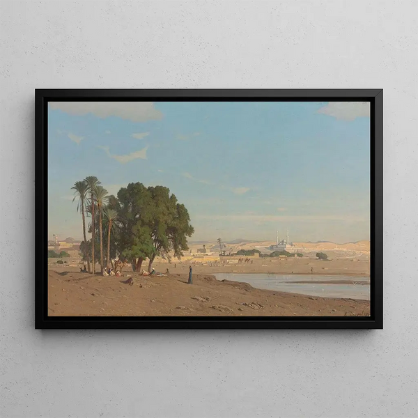 Etienne Duval - Figures by an oasis.webp