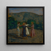 Studie av Ringelreihe - Franz von Stuck — inramlat konstverk på väggen