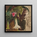 Studie av blommor - Jan Cigliski — inramlat konstverk på väggen
