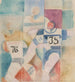 Studie för Les Coureurs - Robert Delaunay — vy av konstverket